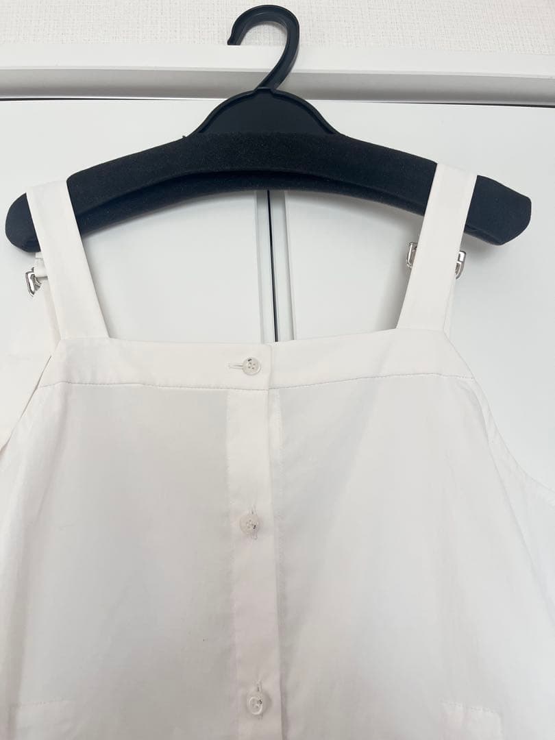 UN3D.　アンスリード　HEM GATHER SH CAMISOLE ホワイト