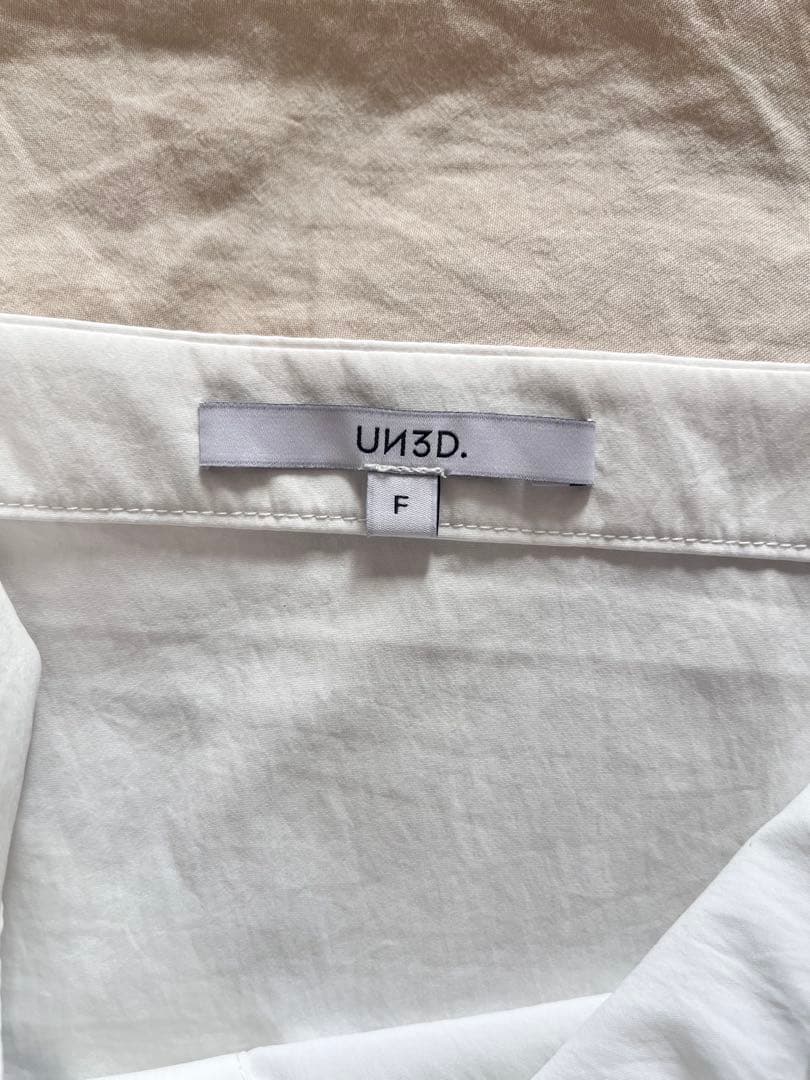 UN3D.　アンスリード　HEM GATHER SH CAMISOLE ホワイト