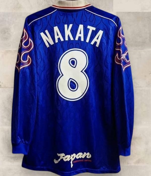 1998W杯 日本代表 ユニフォーム ホーム 8番 中田英寿 長袖