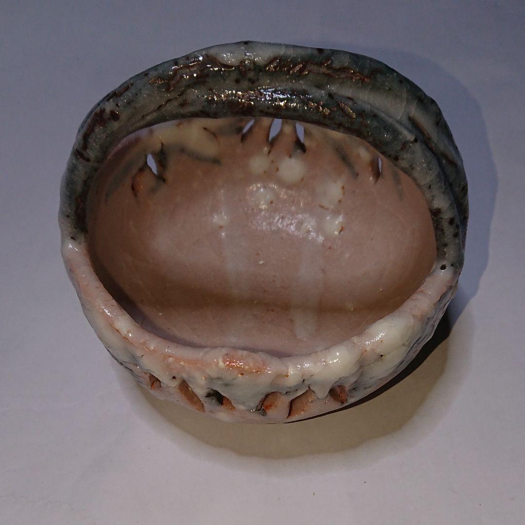 美濃焼・荘山窯・手つき 菓子鉢未使用品