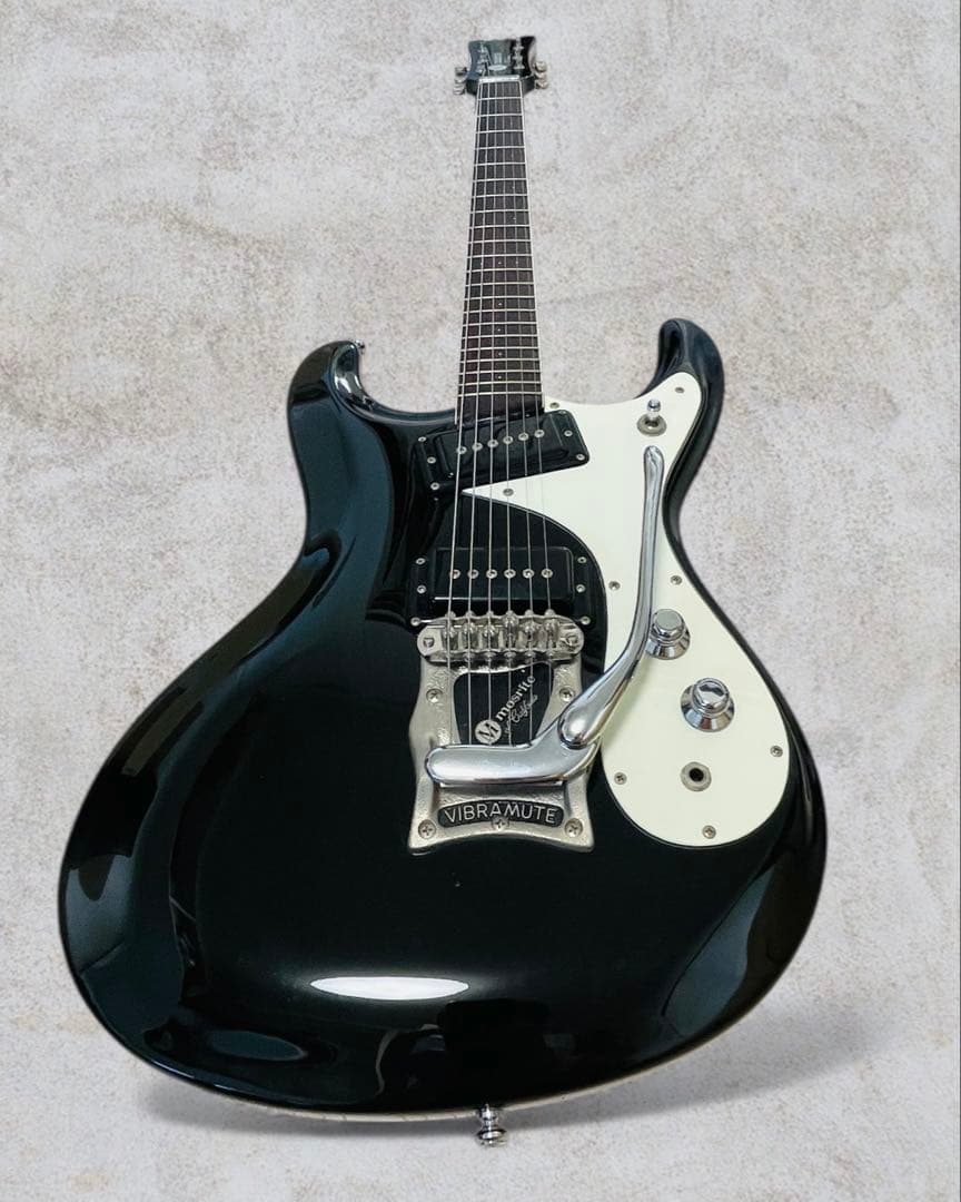 （美品）Mosrite Excellent 65 黒雲製作所 ブラック色