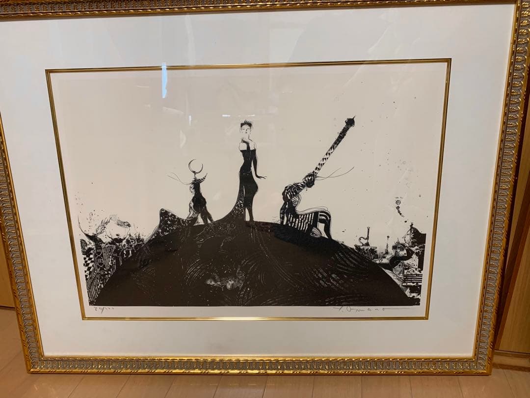 天野喜孝『サロメ』リトグラフ