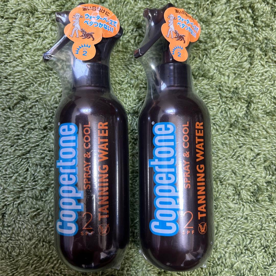 新品Coppertoneスプレー＆クール タンニングウォーター 200mL✖️2本