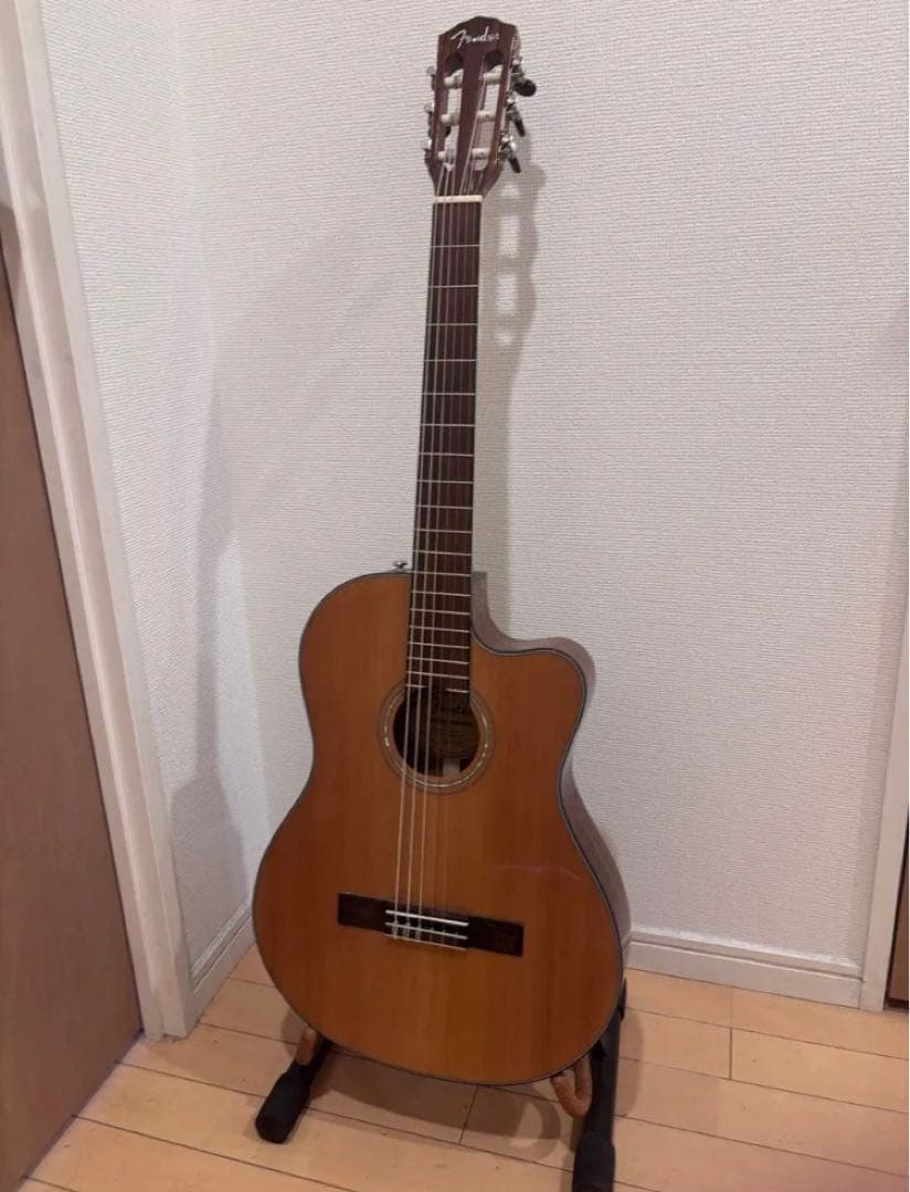 ギター FENDER CN-140SCE Nylon Thinline Natural