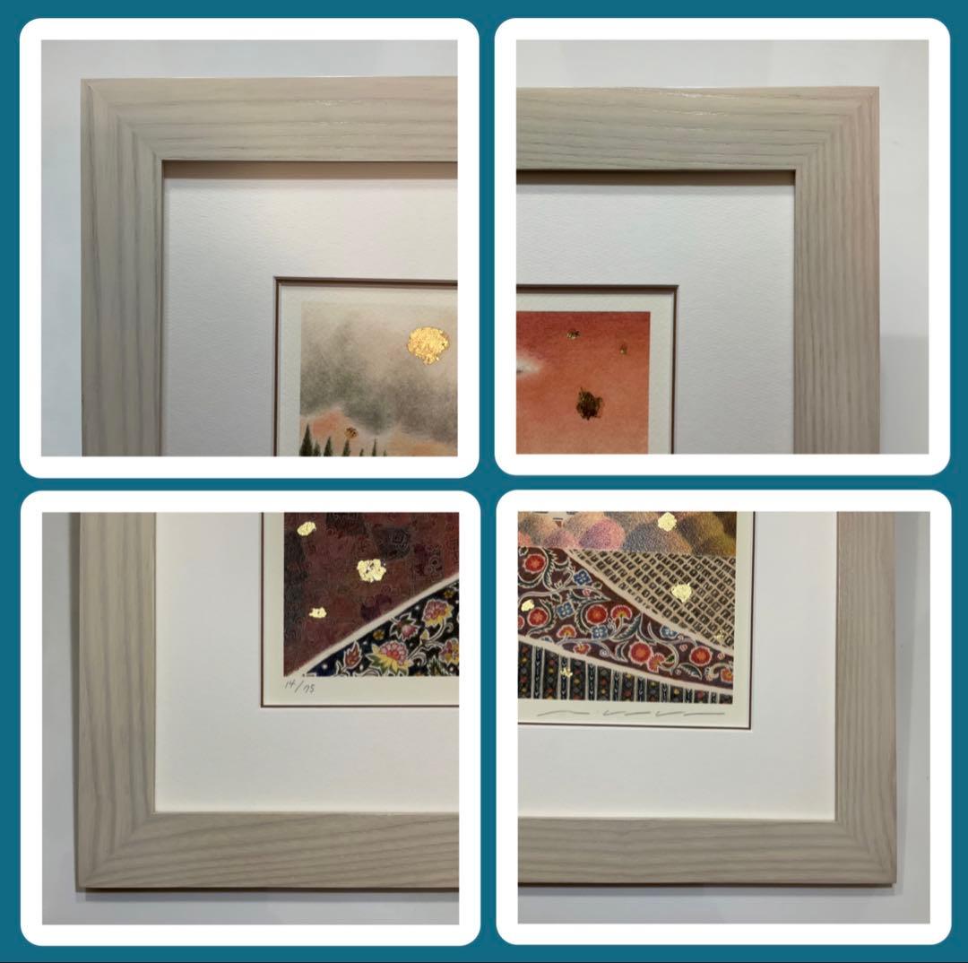 絵画・額縁・版画・渡辺美香子・夢の中へ・可愛い・お洒落・美術品・インテリア・雑貨
