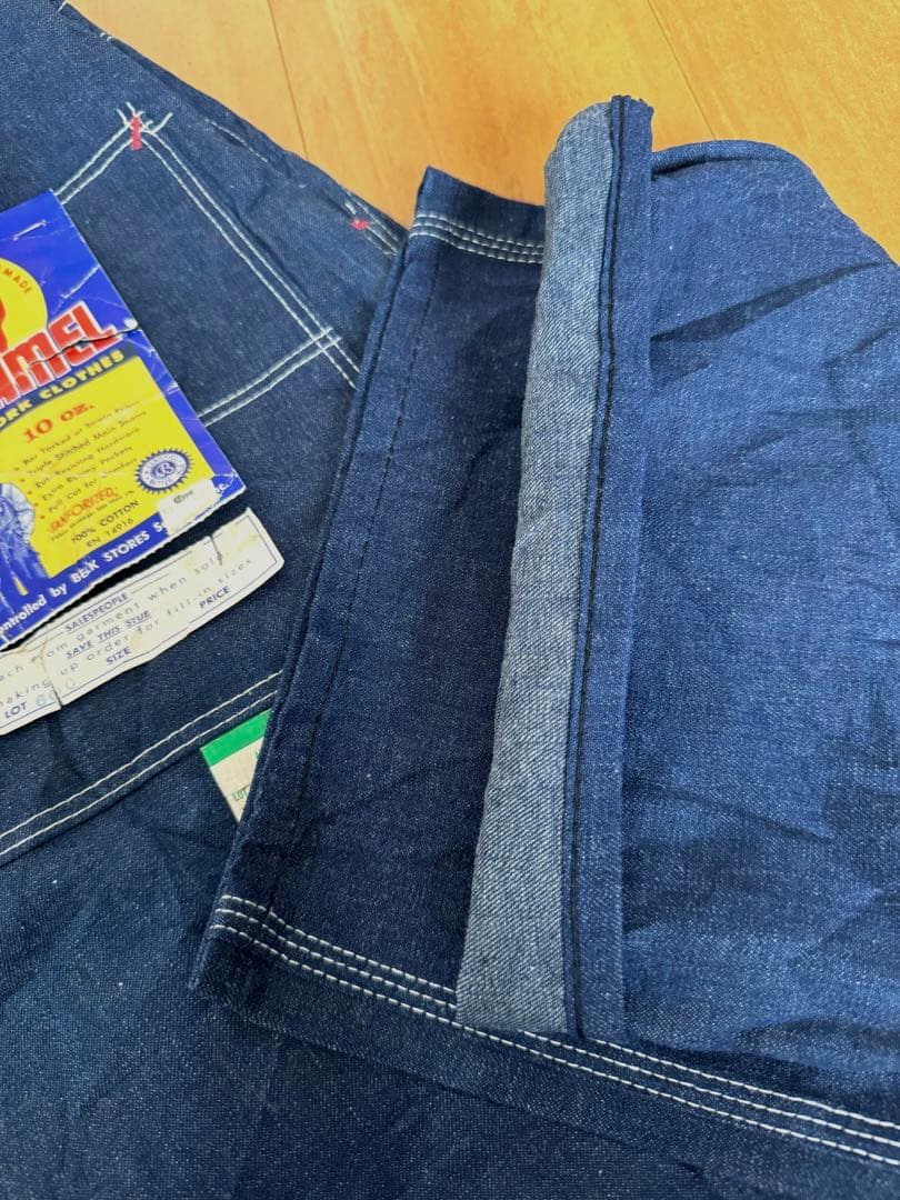 RED CAMEL 50s 60s USA デニムオーバーオール デッドストック