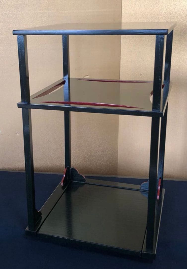 更に割引❣️「祖」碌々斎好 糸巻棚 中村宗悦作 組立式 元箱 茶道具 (台①)