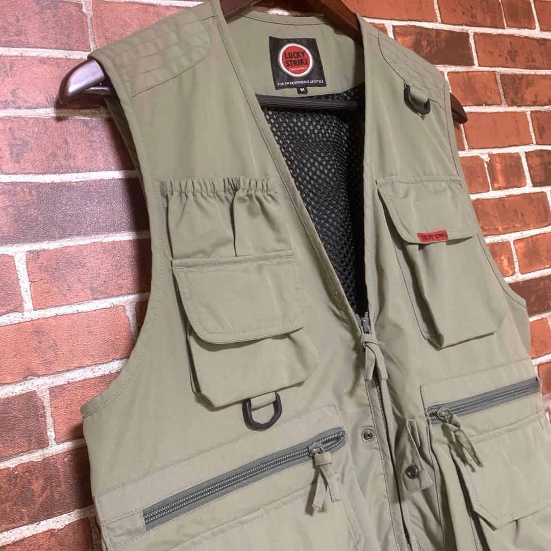 【希少】LUCKY STRIKE★ラッキーストライク★フィッシングベスト★企業物