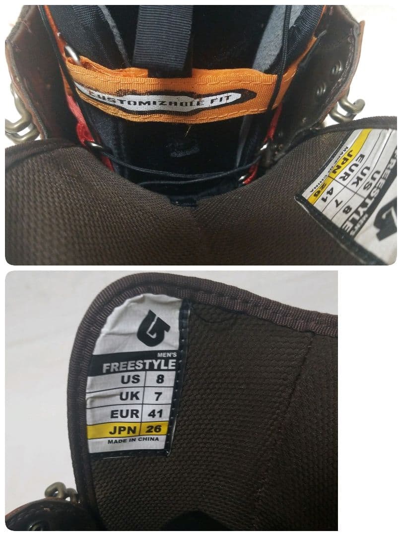 【美品】バートン　BURTON スノーボード　ブーツ　26cm レザー　ブラウン