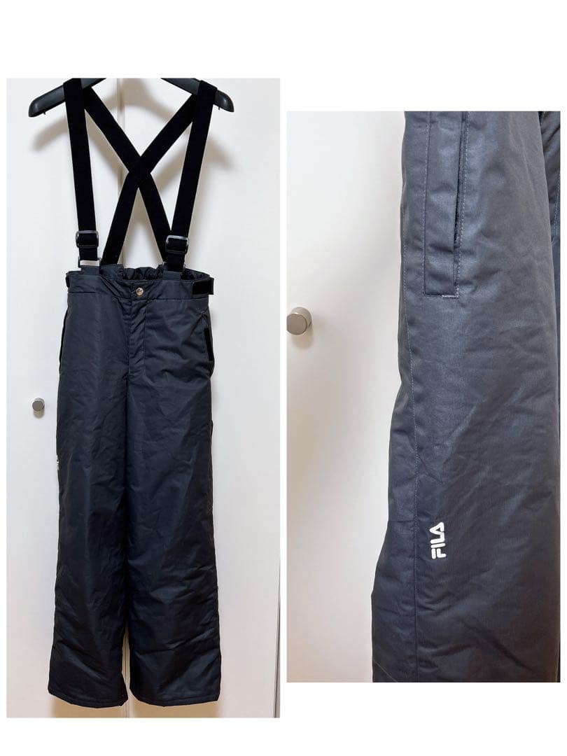 スキーウェアセット　FILAフィラ　ウェア　160 ゴーグル　グローブ　ニット帽