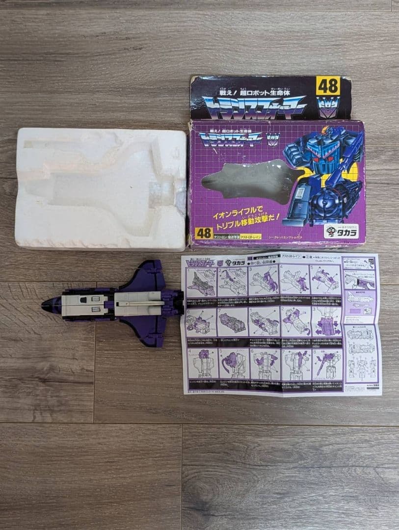 稀少【箱/説明書有】当時モノ　戦え!超ロボット生命体トランスフォーマー　旧　G1