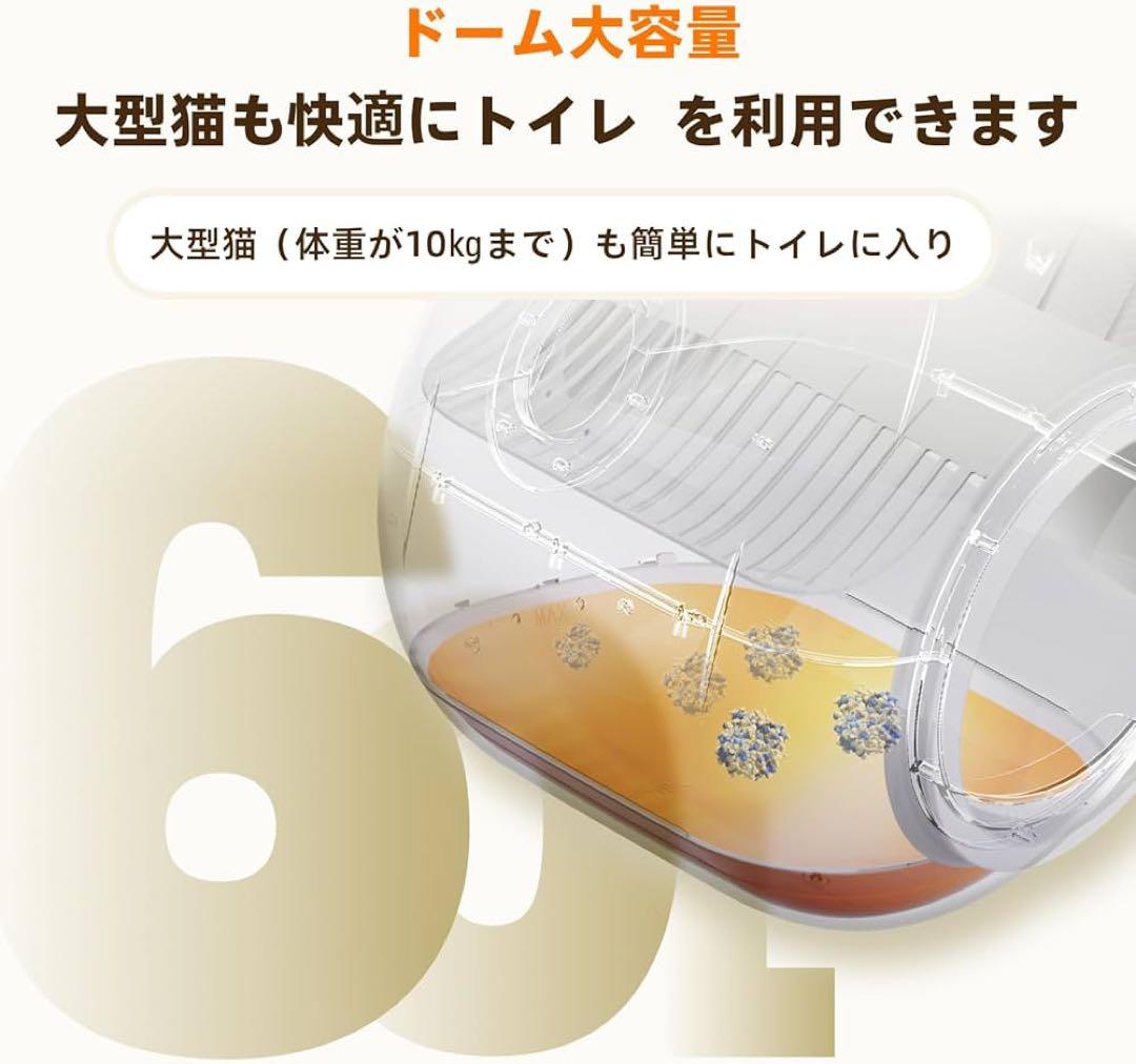 猫 トイレ自動 自動清掃 専用アプリ 猫砂マット ライナー 消臭アロマプレゼント