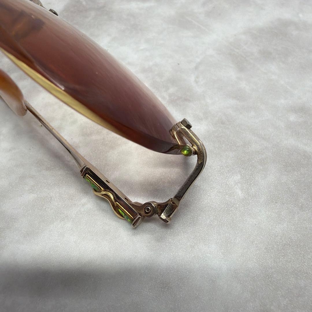 か*ギ様 LOUIS Century ルイスセンチュリー 18K 金 リムレスメ