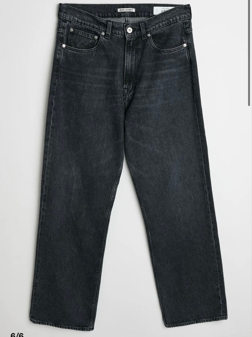 【ほぼ新品】our legacy third cut デニム　supergrey