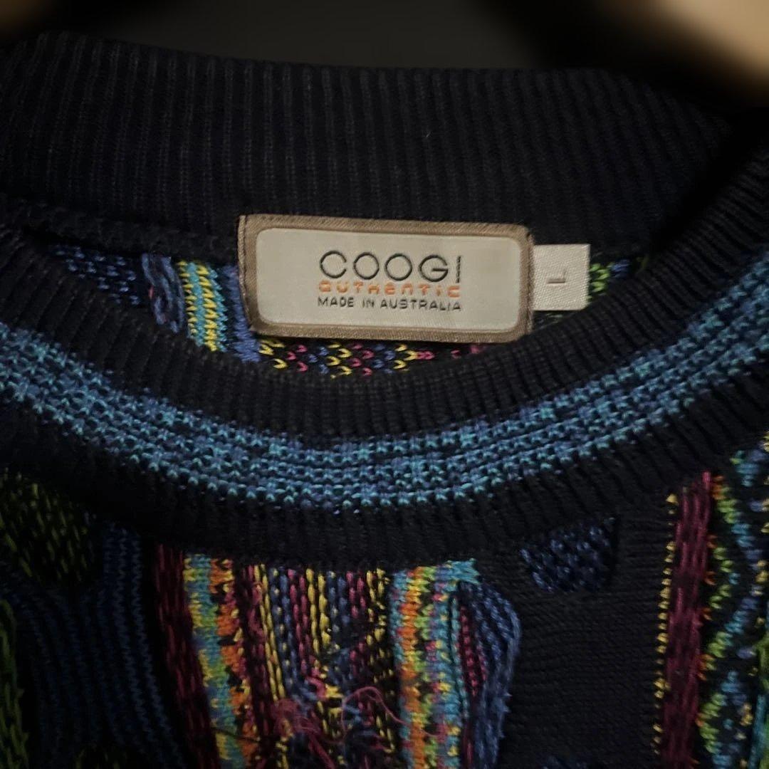 COOGI マルチカラーニットセーター