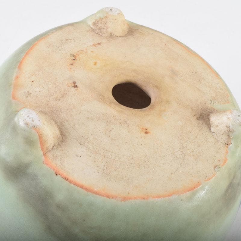 瀬戸焼　古瀬戸　青磁染付　竹文鉢　植木鉢　C　8792