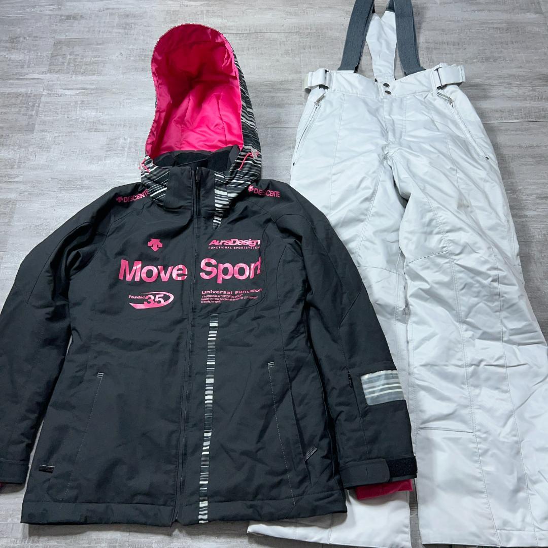美品 デサント ムーブスポーツ スキーウェア レディース 9号 Mスノーボード