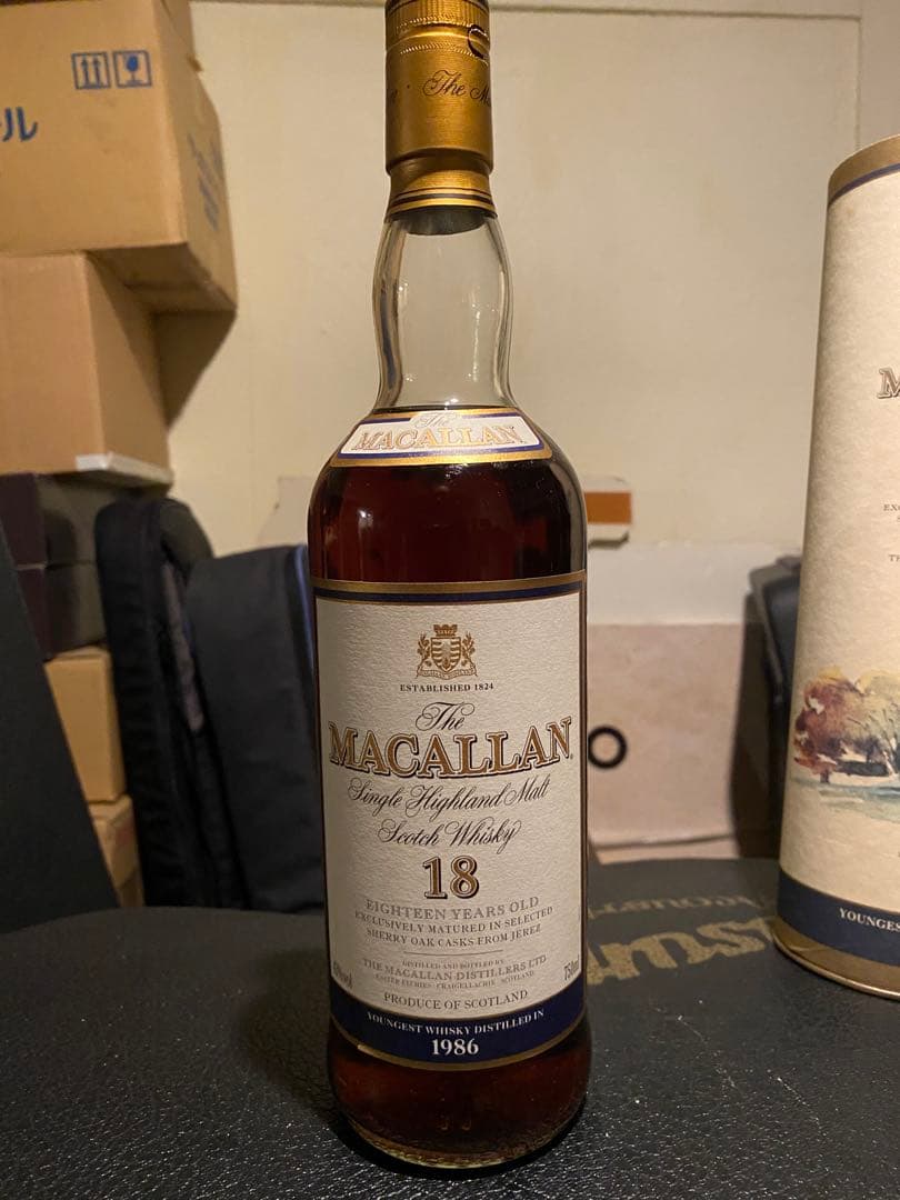 マッカラン18年 The Macallan シェリーカスク1986年 未開栓