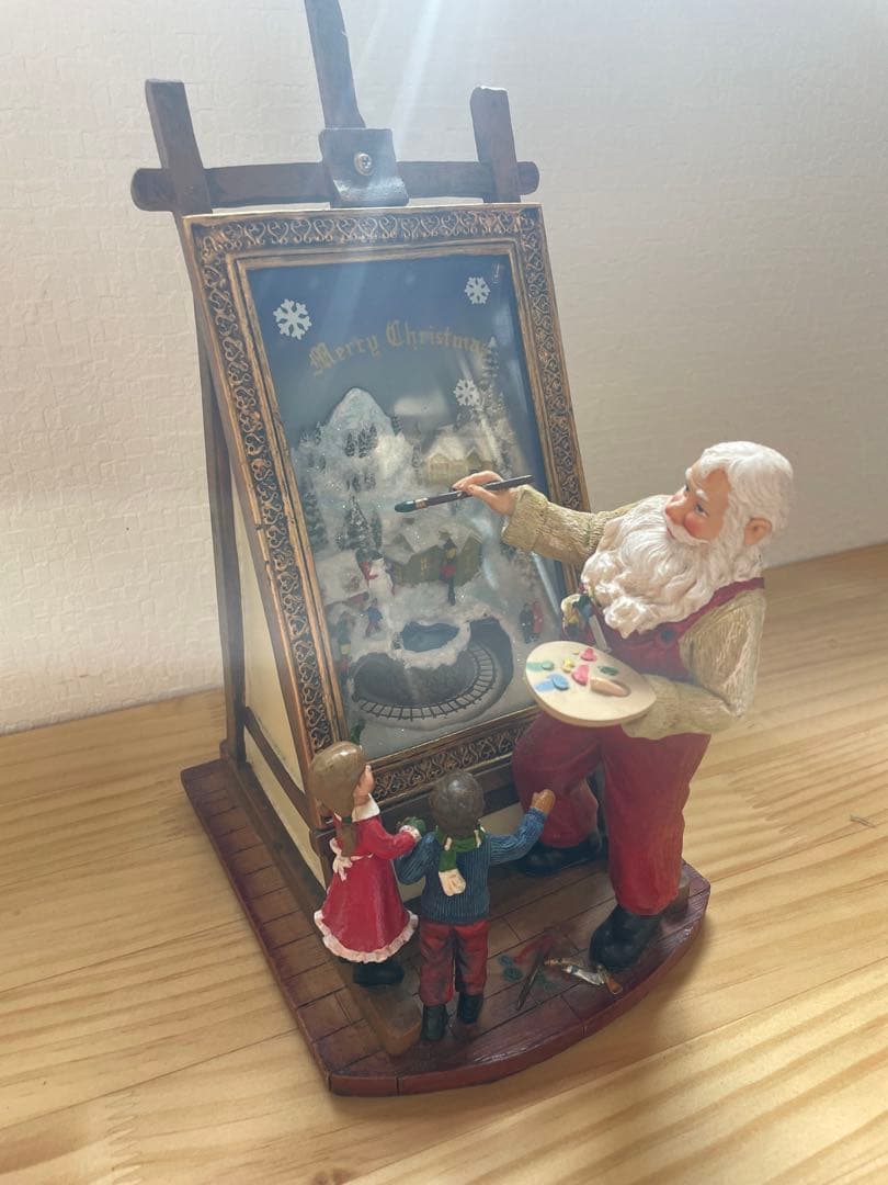 サンタクロース クリスマス オルゴール　フィギュア