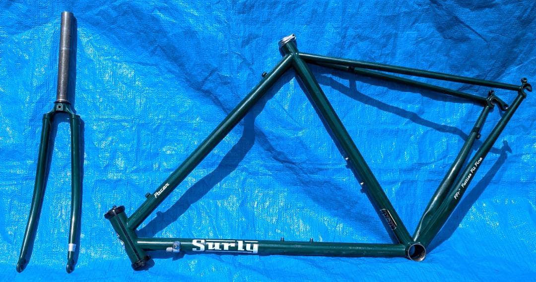Surly Pacer ロードバイクフレーム グリーン 新品ステッカー付