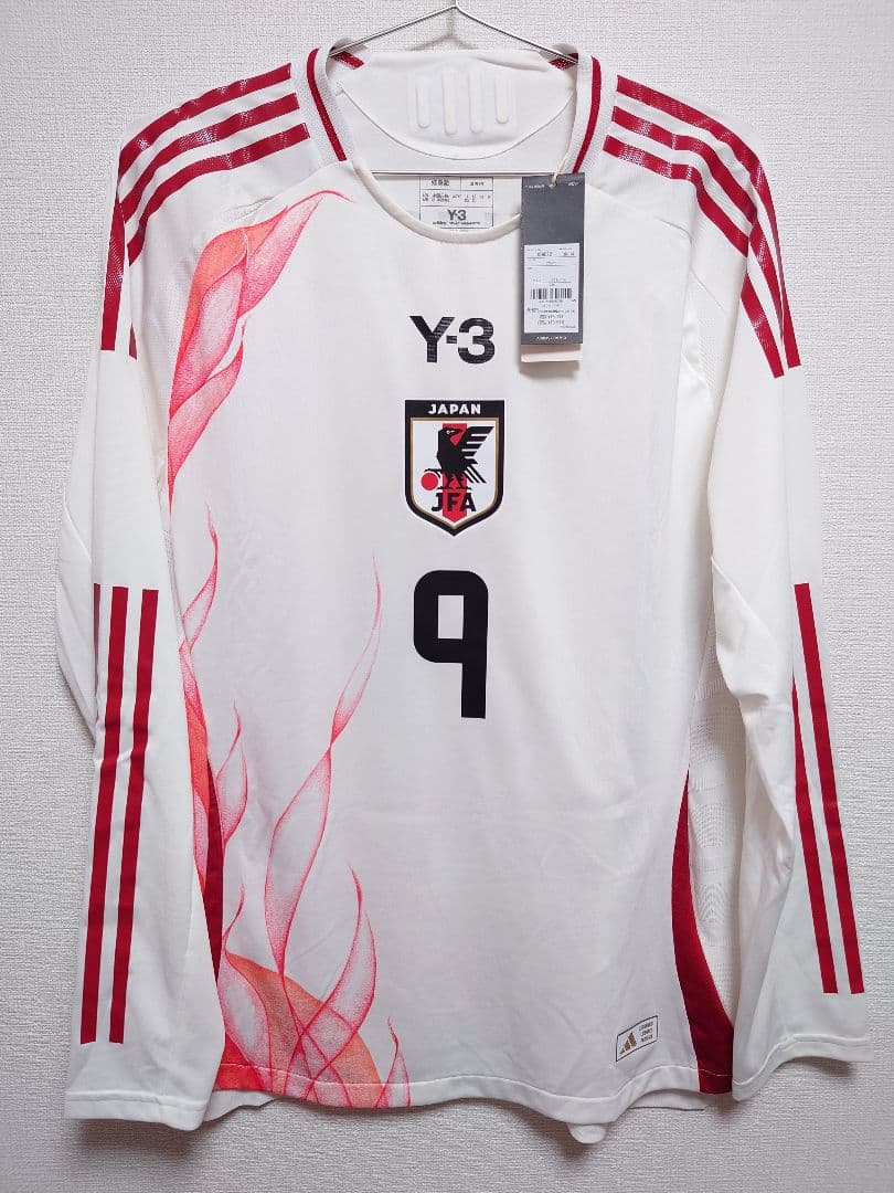 新品　adidas　Y-3 日本代表　上田綺世　オーセンティック　長袖
