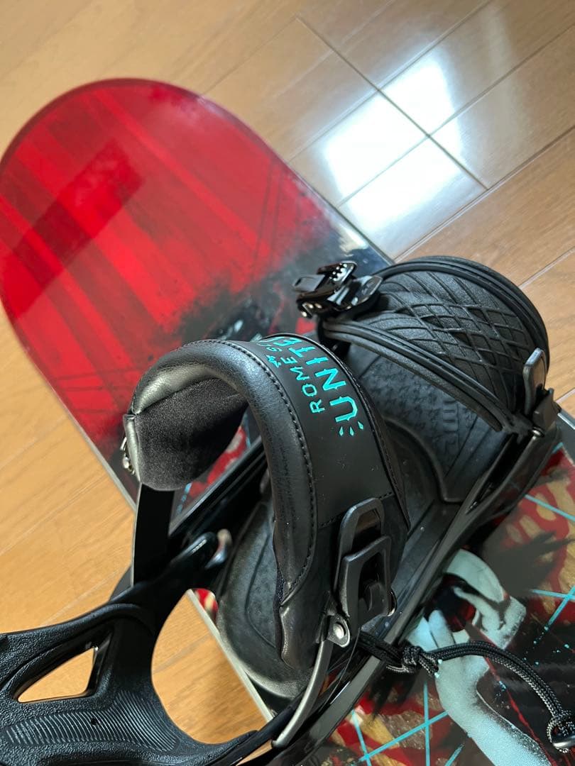 RIDE WILDLIFE155ROMEメンズスノーボードセット ケース付き