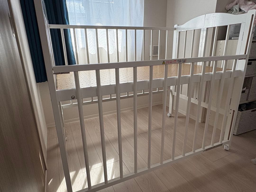 折りたたみ ベビーベッド 120×70cm　スリーピー　石崎家具　送料込み