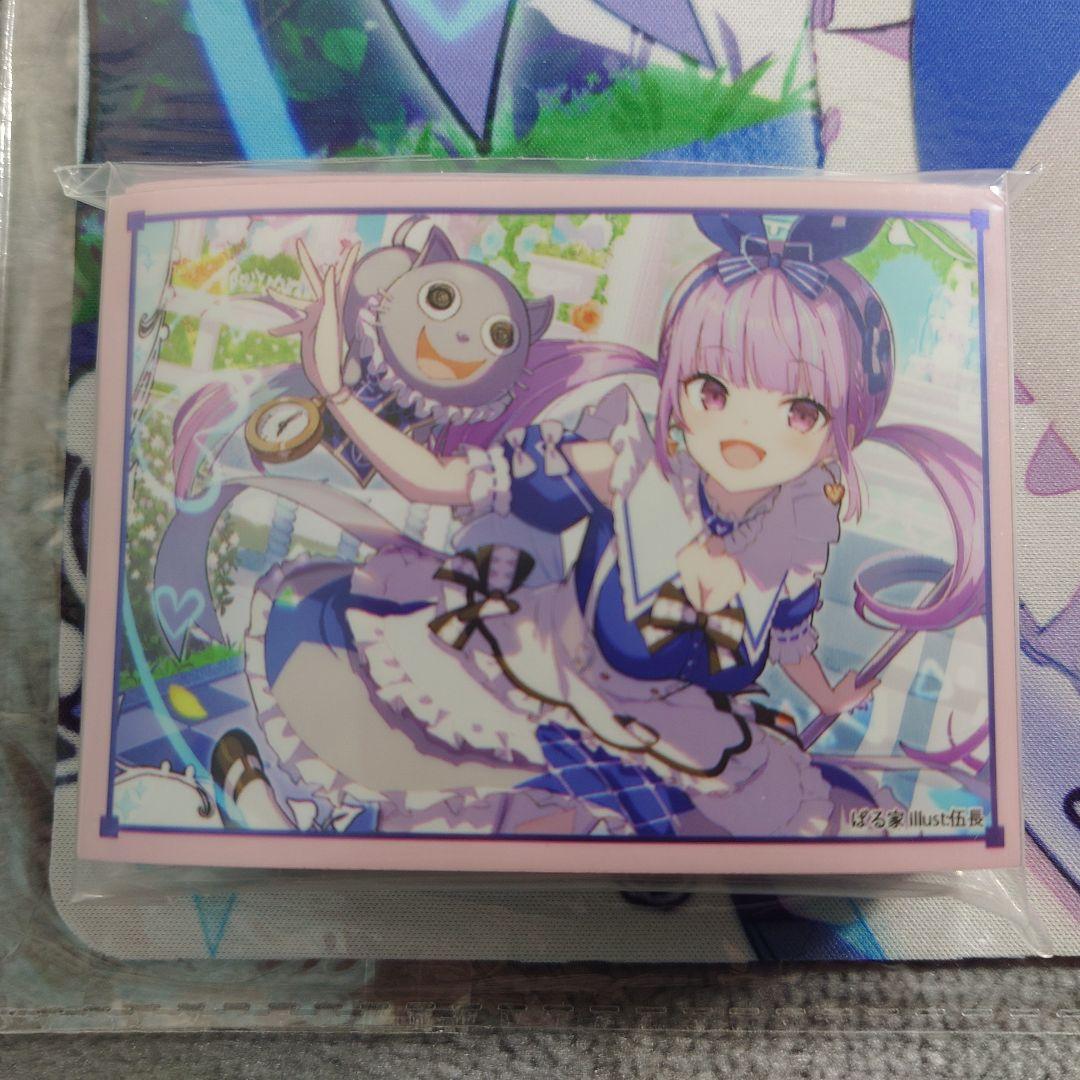 α3 ホロライブ ねこ&不思議の国のアリス 湊あくあ スリーブ&プレイマット