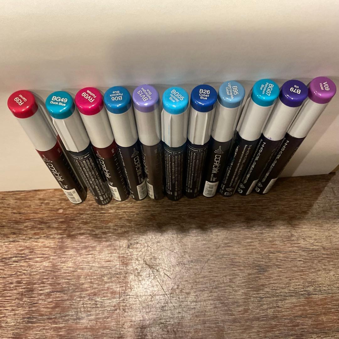 美品！Copic Sketch コピックインク43本+専用ケース 72本用