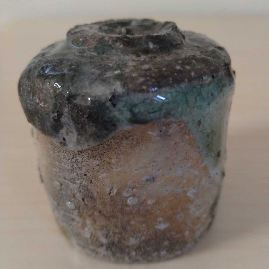 渡辺愛子　伊賀ぐい呑　未使用　箱付