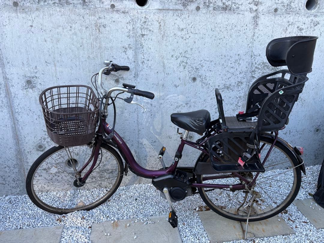 電動自転車2人乗り　YAMAHA PAS
