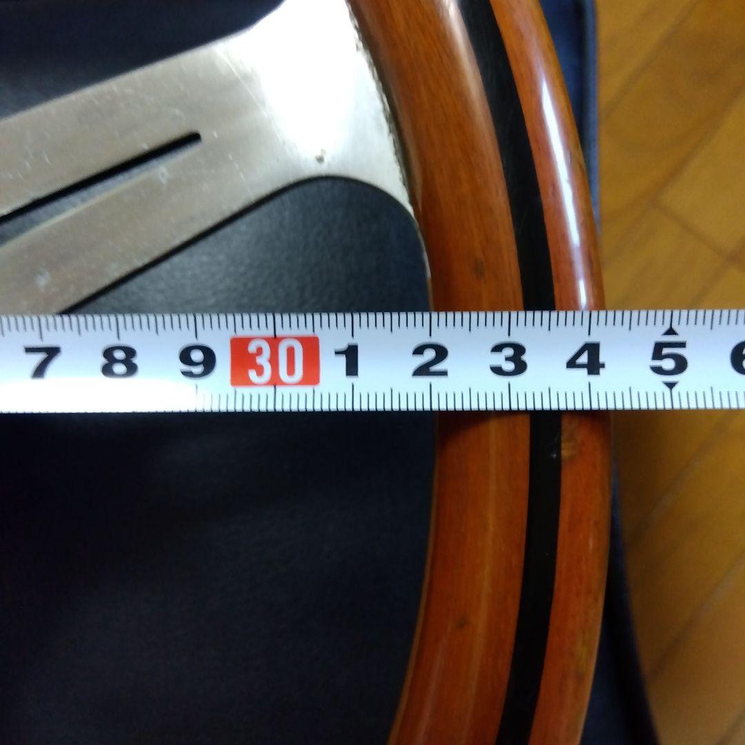 ８０年代　イタリア製　ナルディ木目クラッシック　ステアリング