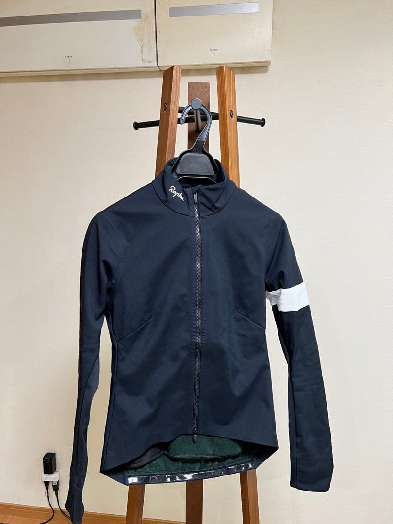 Rapha レディースサイクルジャケット ブラック/ホワイト