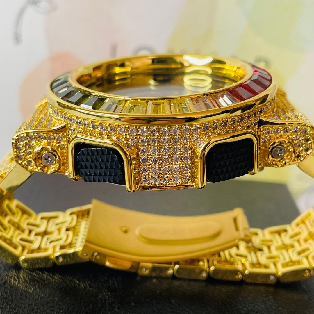 【新品】CASIO G-SHOCK レインボーカスタム仕様 腕時計 GA-100