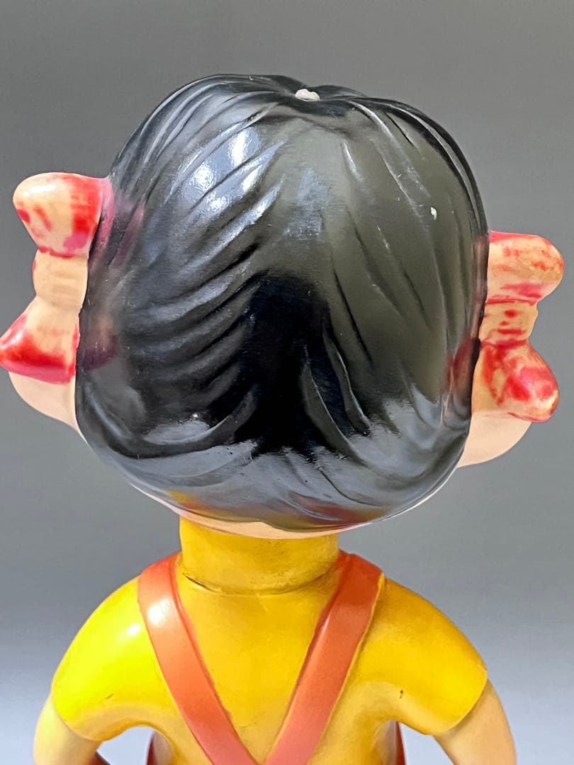 P37 レトロ　希少品❗️ 洋菓子&レストラン首振りペコちゃん人形　ペコちゃん人形