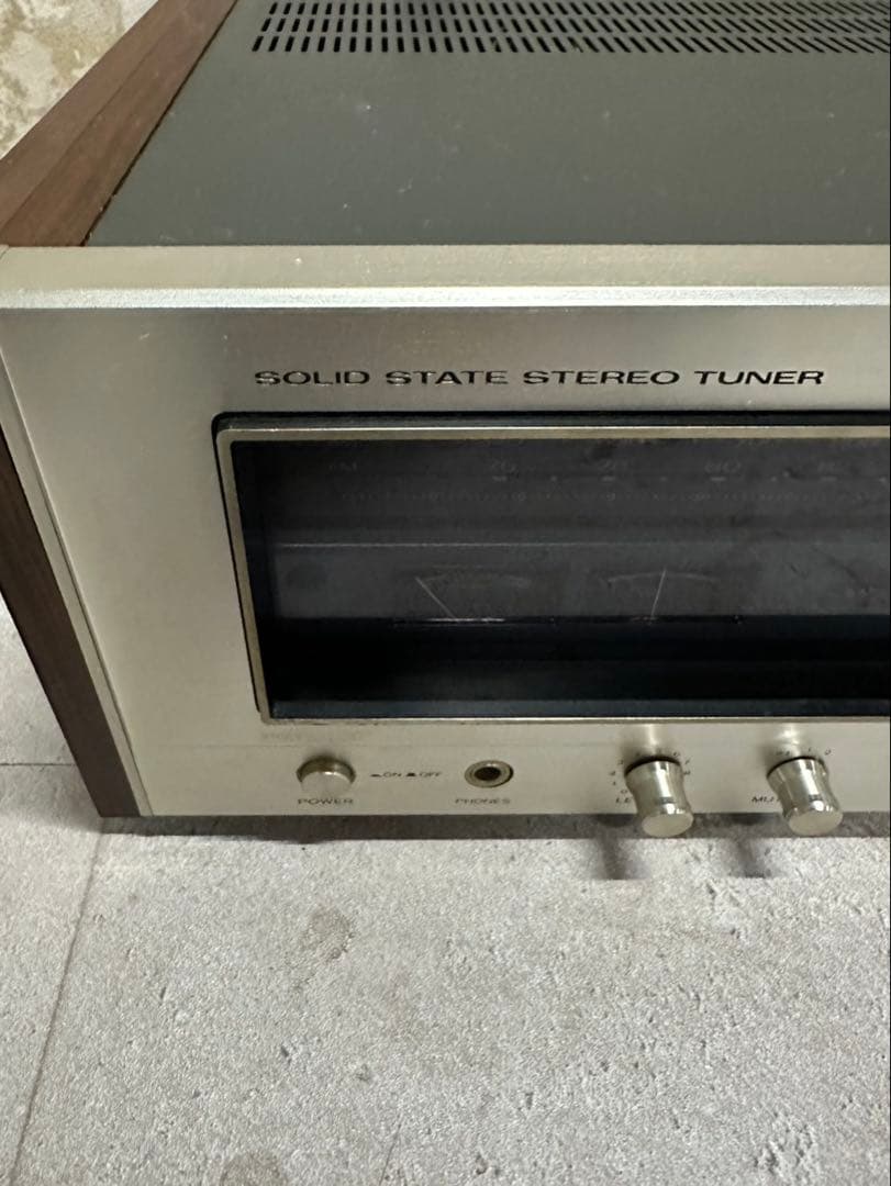 TRIO KT-9007 AM/FMステレオチューナー 木枠ビンテージ 取説付き