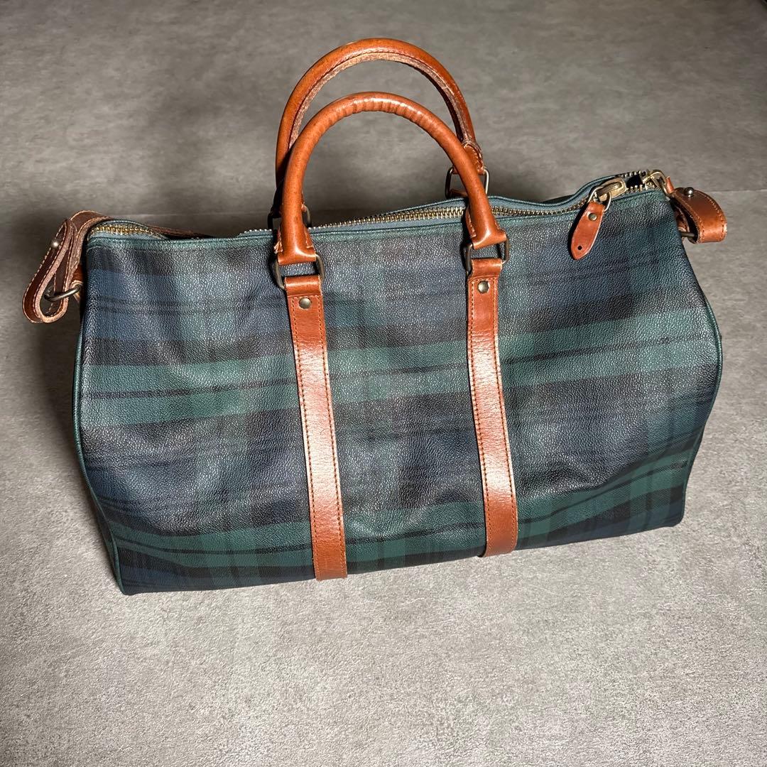 Polo Ralph Lauren 2way ボストンバッグ タータンチェック