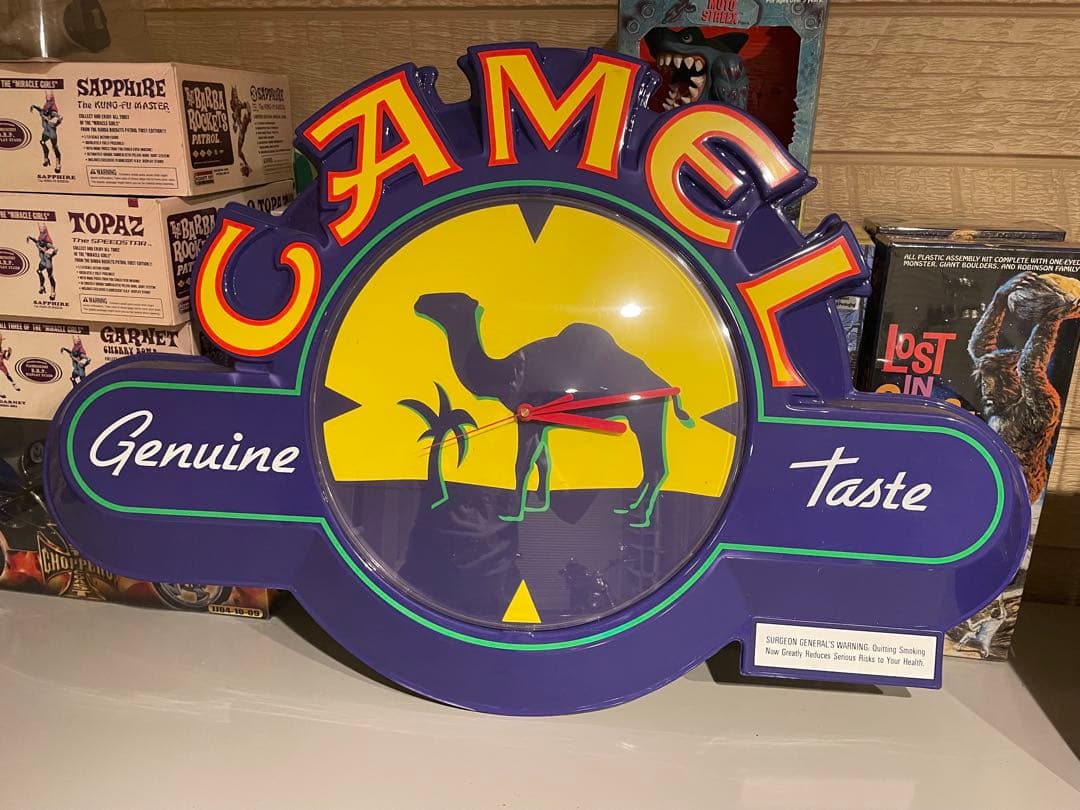 激レア！ビンテージ大型キャメルクロック！リペア済み。アメリカ輸入品　壁掛け時計