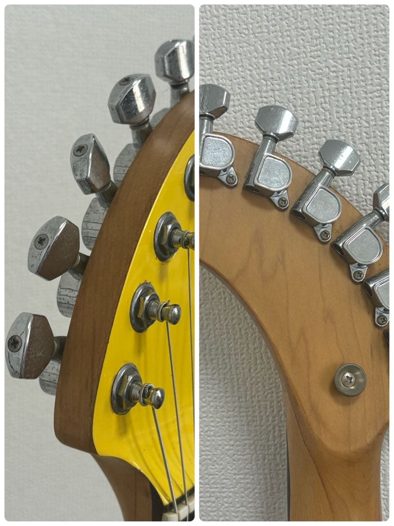 FERNANDES ZO-3 イエロー アンプ内蔵エレキギター