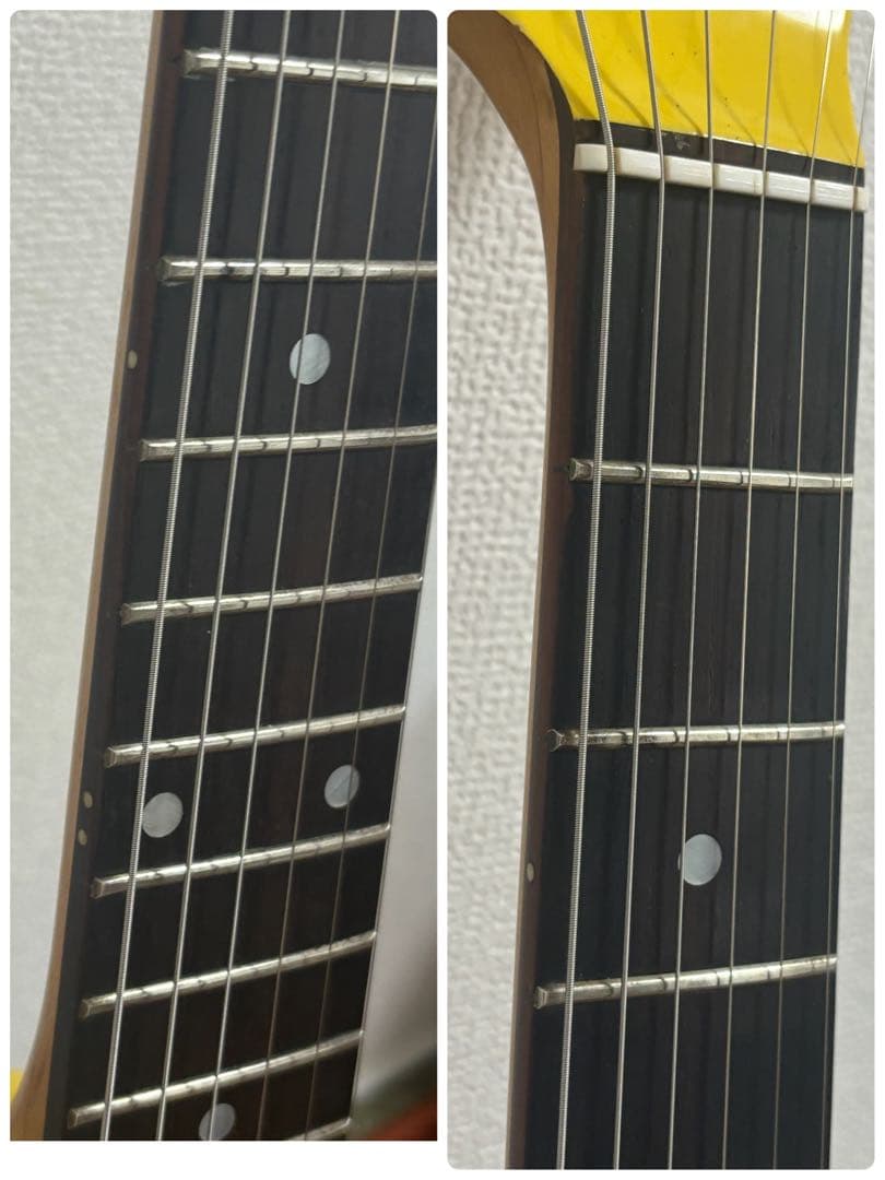 FERNANDES ZO-3 イエロー アンプ内蔵エレキギター