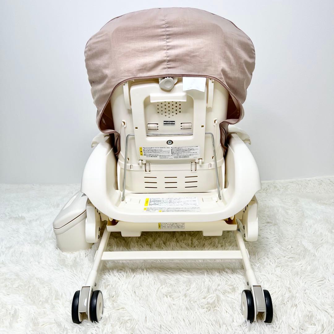 美品 Combi ネムリラAT ハイローチェア 電動 バウンサー