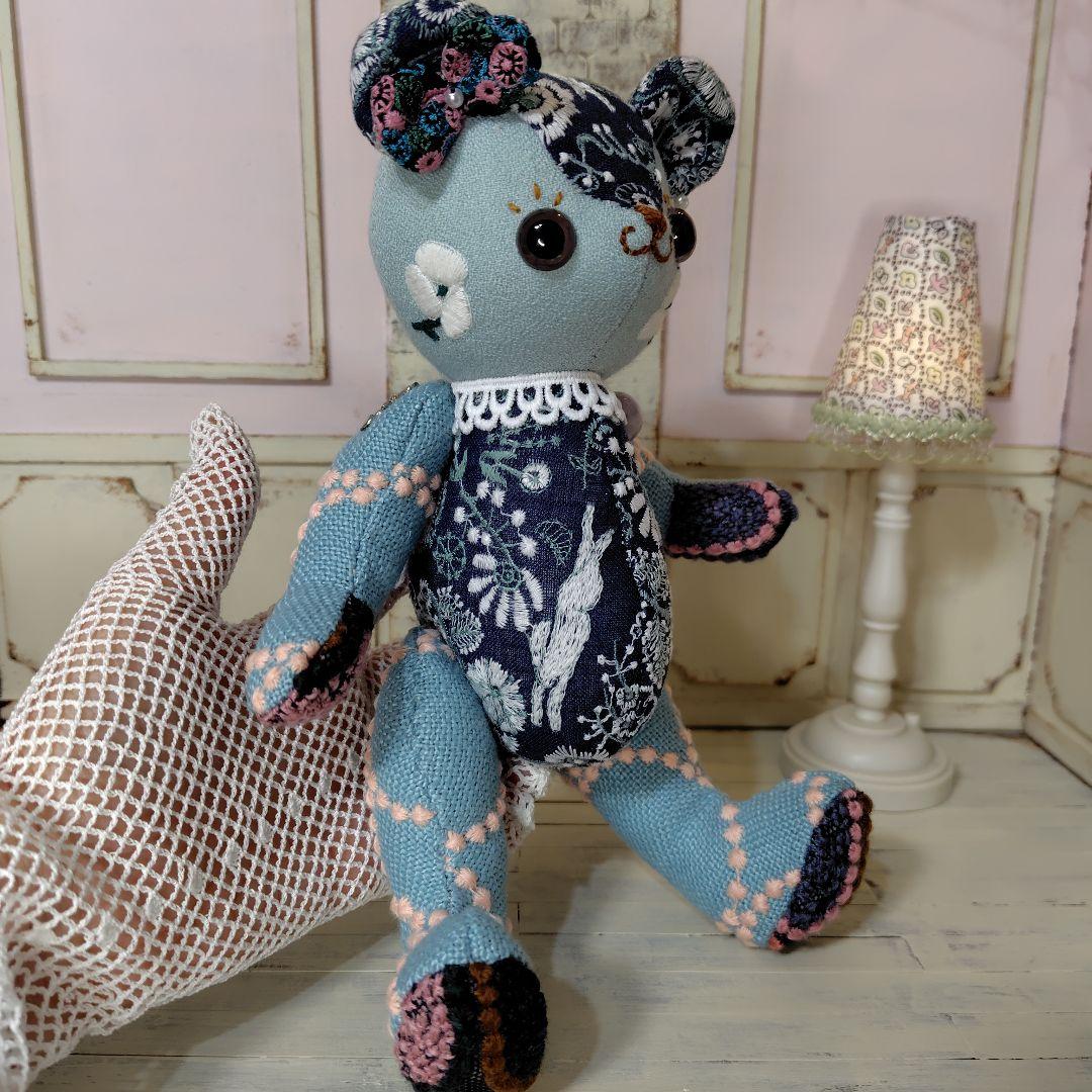ミナペルホネン＊ハンドメイド＊ぬいぐるみ＊テディベア＊78