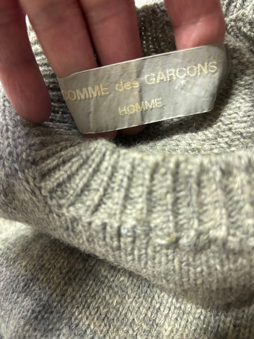 COMME des GARÇONS HOMMEウールセーター　田中オム　80's