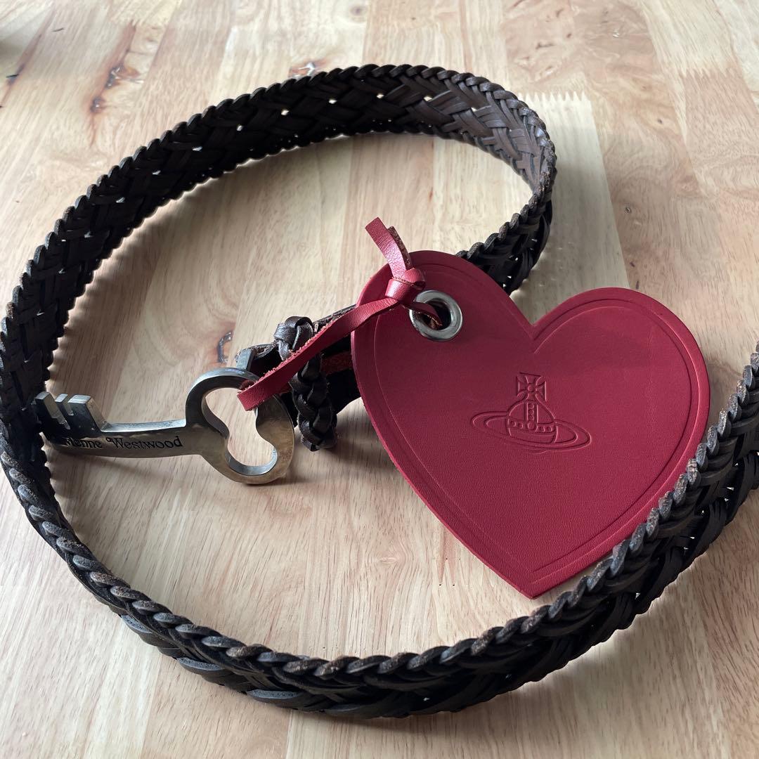 ヴィヴィアンウエストウッド　レザーハート付ベルト
