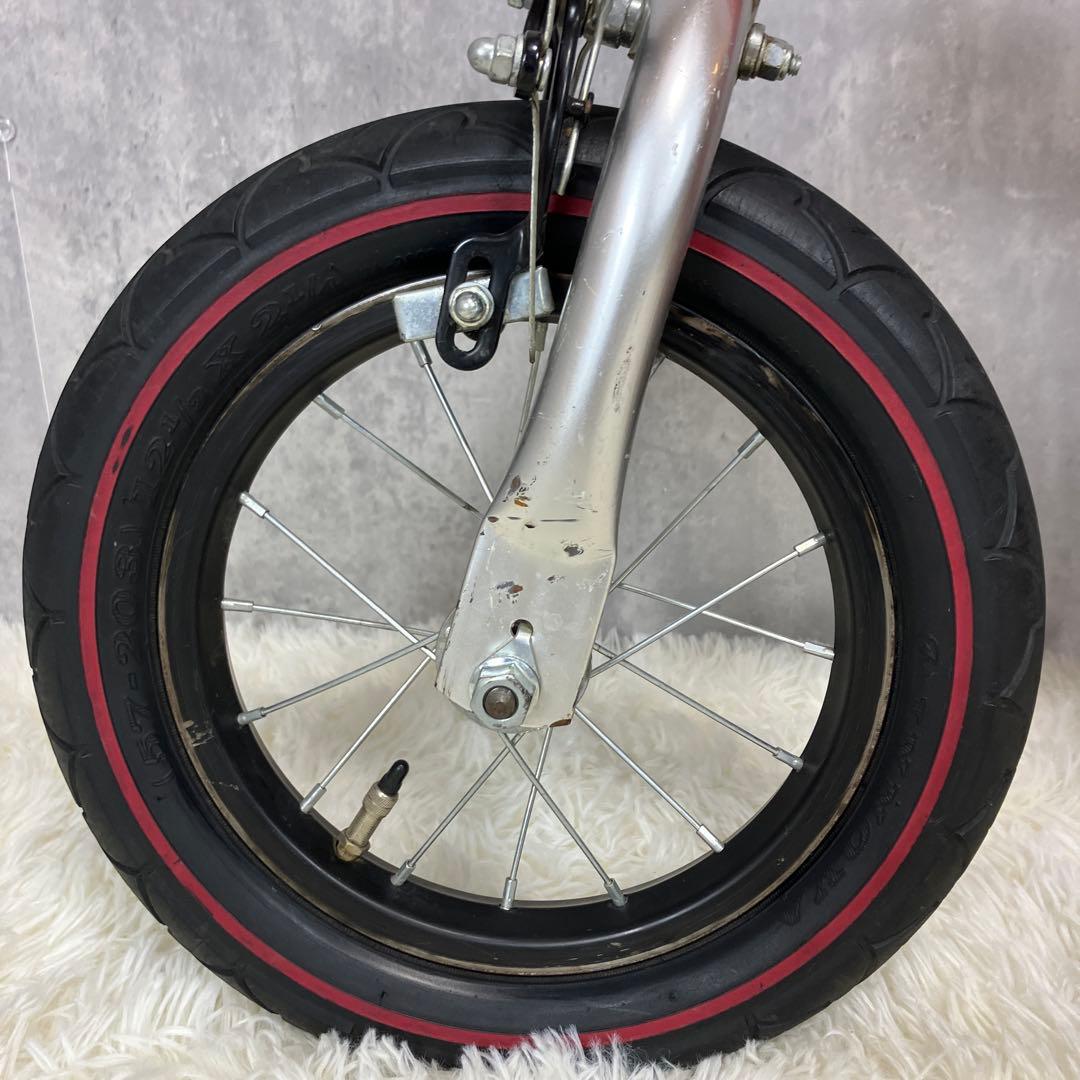 【良品】へんしんバイク　12インチ　赤　スタンド付き