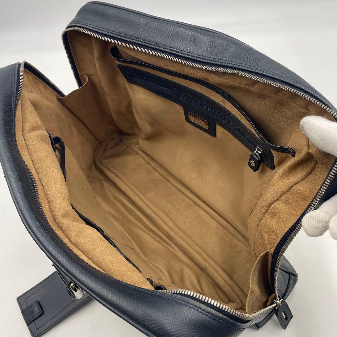 【極上/美品】SERAPIAN ブリーフケース ビジネスバック 大容量 A4可