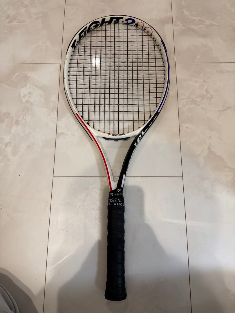 TF 硬式テニスラケット 黒/白/青