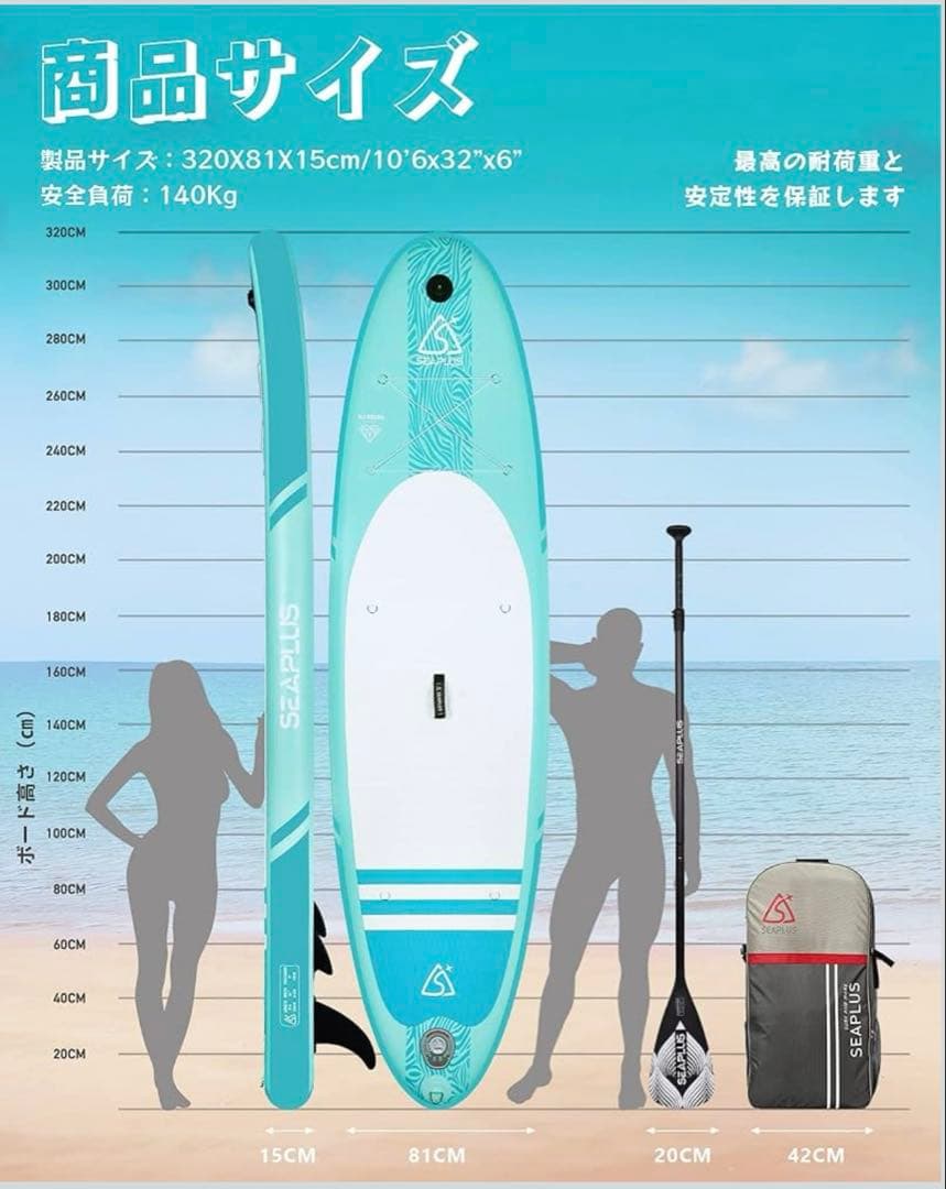 SEAPLUS サップボード （フルセット）　新品未使用
