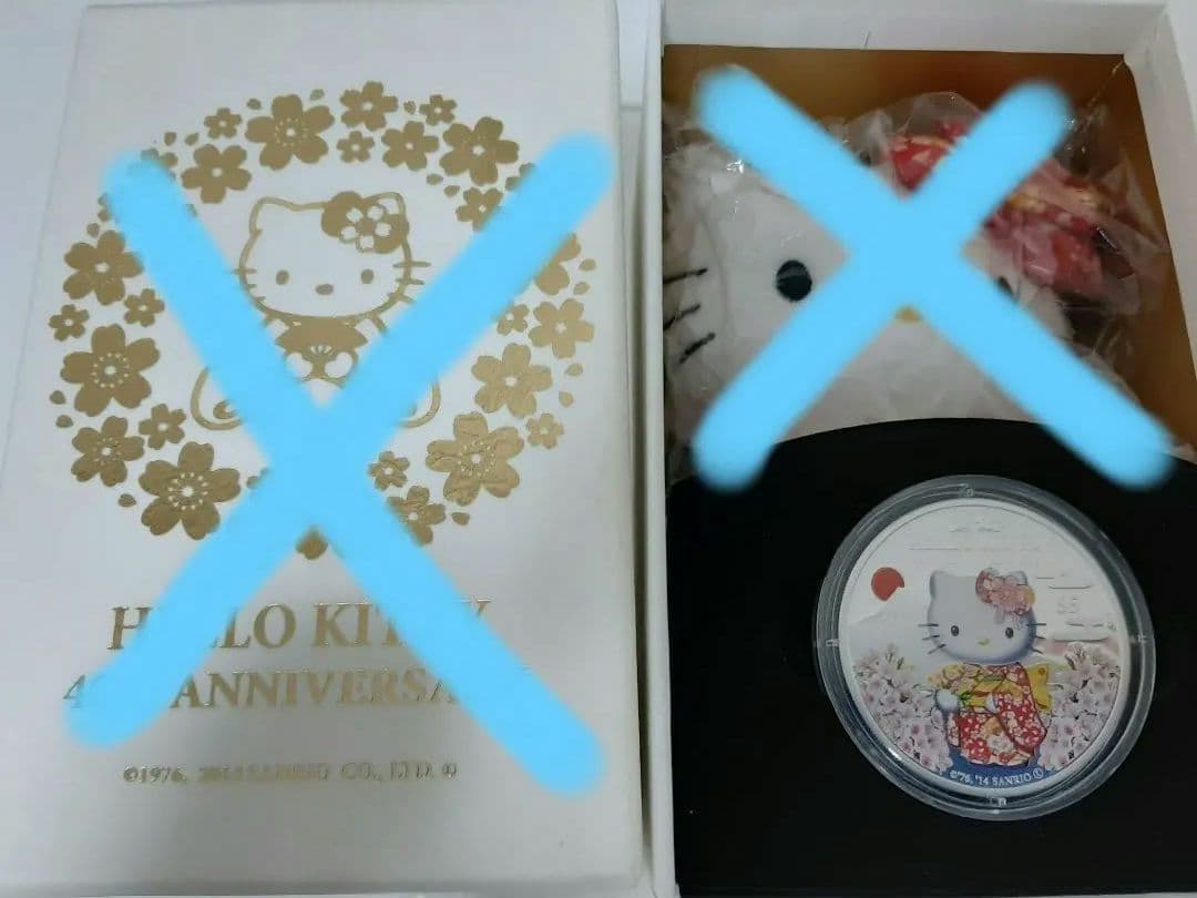 ハローキティ 40周年記念　純銀　 プルーフ