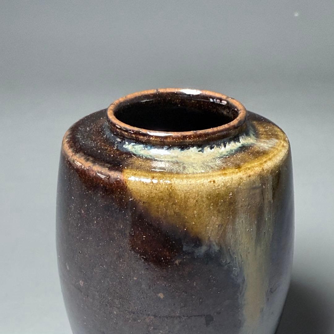 茶道具　膳所焼　陽炎園造　茶入　共箱　仕覆　裏千家　表千家　家元旧蔵品